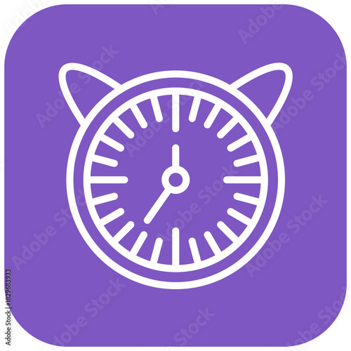 Vector Design 24 Hours Icon Style