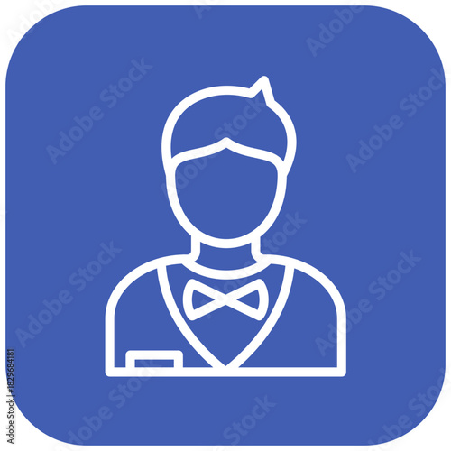 Vector Design Groom Icon Style