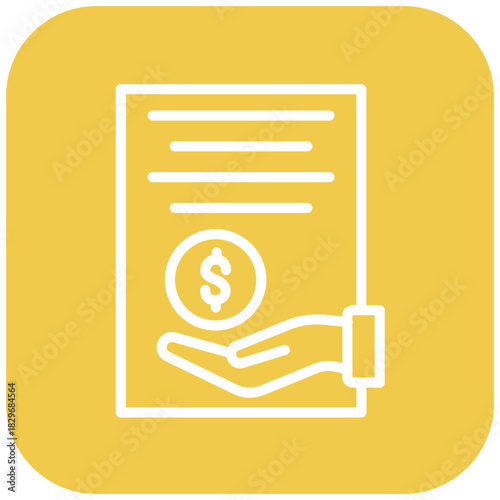 Vector Design Loan Icon Style