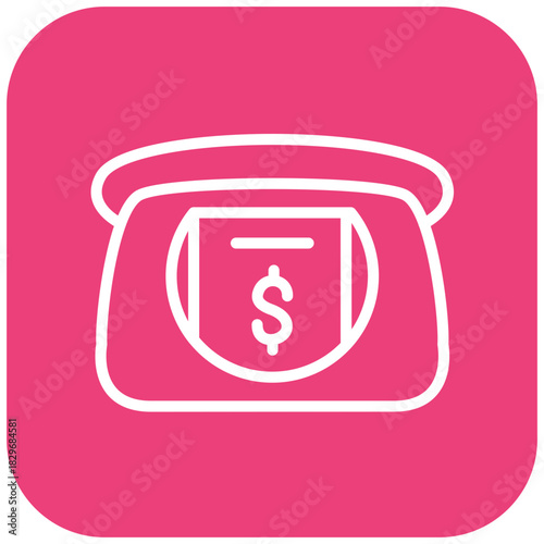 Vector Design Money Bag Icon Style