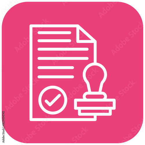 Vector Design Stamped Icon Style