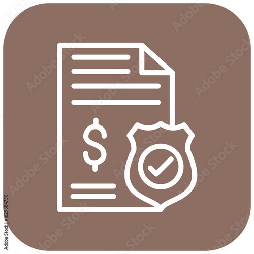 Vector Design Insurance Icon Style