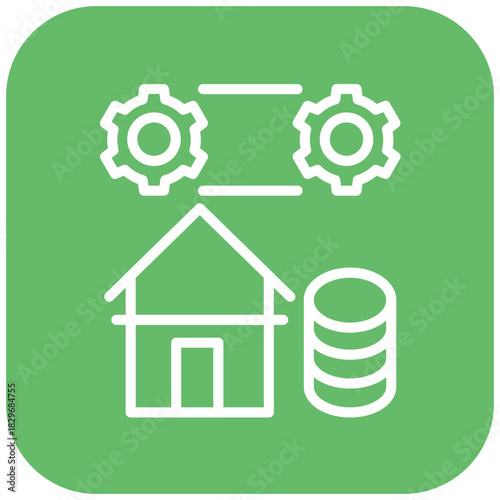 Vector Design Banking System Icon Style