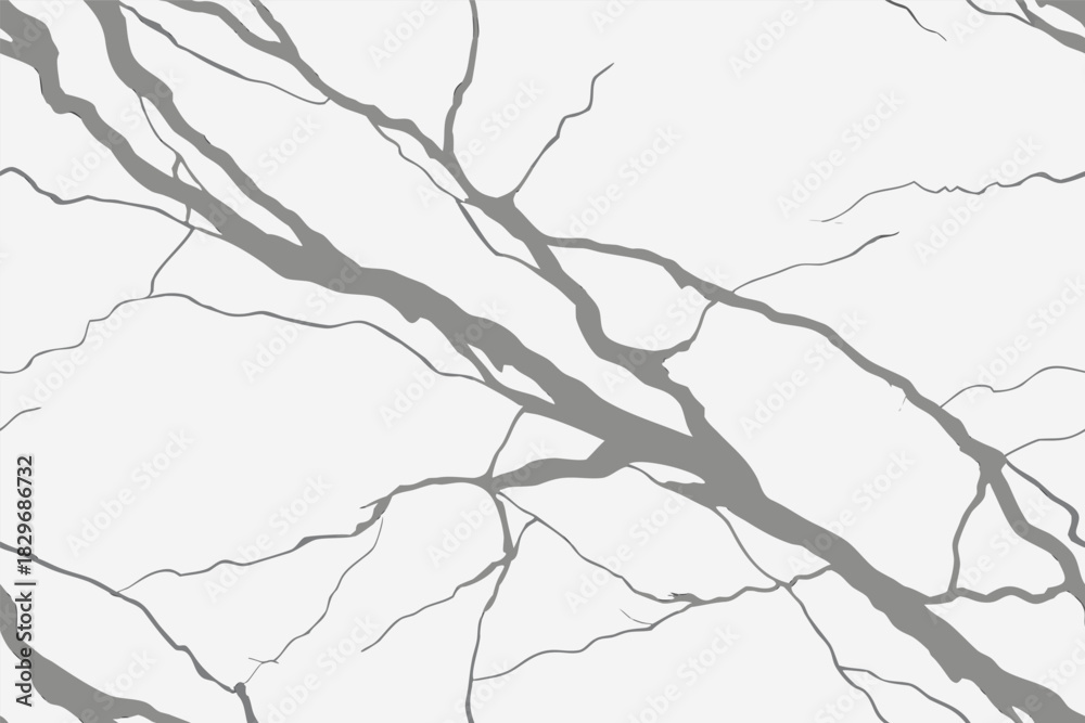 Obraz premium White marble texture with grey vein pattern
