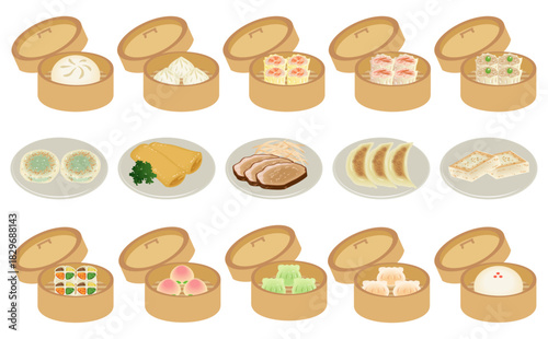 点心と中華料理　Dim sum and Chinese cuisine