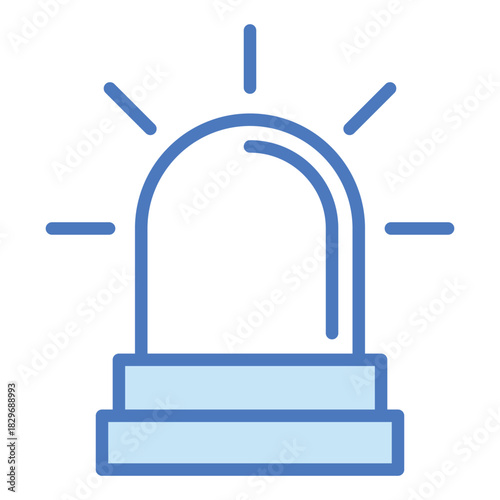 siren icon vector design template simple and modern