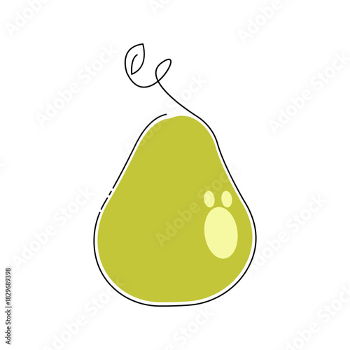 minimalist pear design