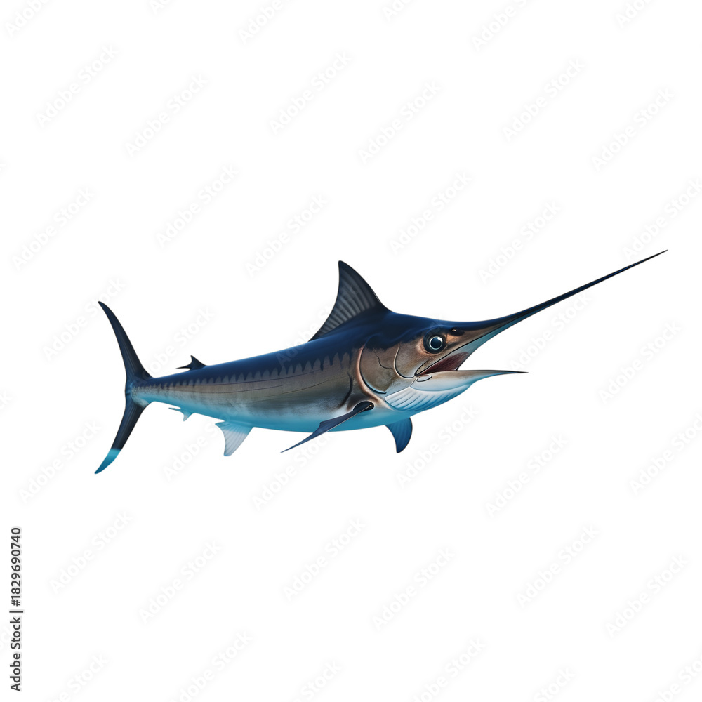 Naklejka premium big fish isolated on white