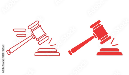 Gavel legal justice auction judge silhouette