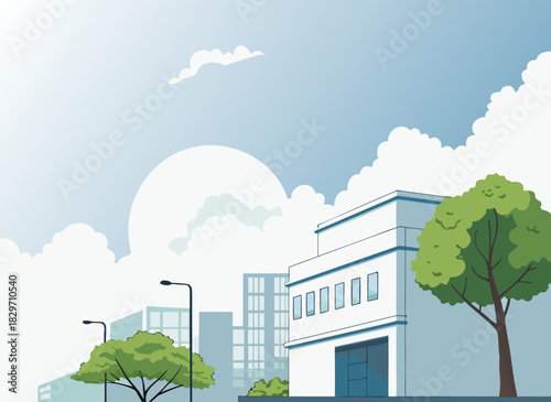 vector illustration of a city