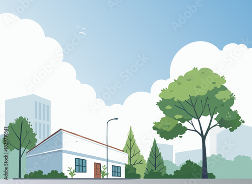 green city landscape