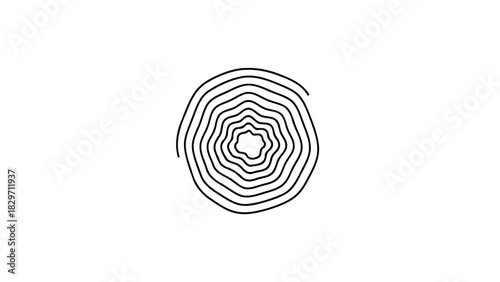 Cracked triangle silhouette broken structure with distressed texture