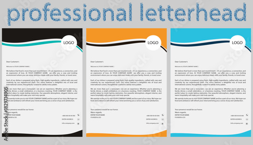 professional letterhead.