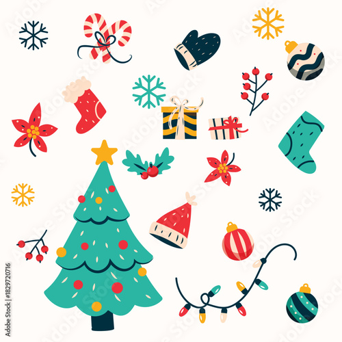 christmas ornaments pack object