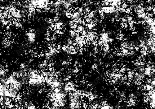 白黒のグランジパターン　098