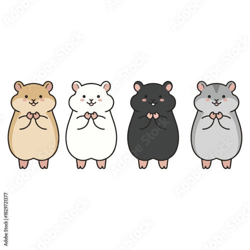 Cute Hamster Set
