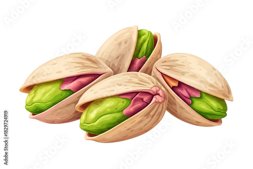Delicious and Fresh Pistachios Ready to Eat for a Healthy Snack