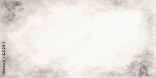 Abstract grunge background texture of old blue sky paper with white cloud copy space