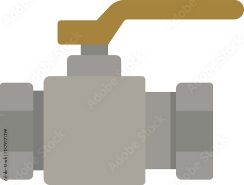 Lever operated ball valve
