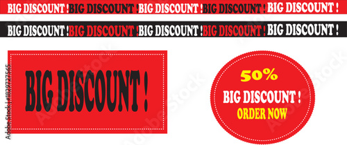 Big Deal Sale Banner with Huge Discount Offer and Limited Time Promotion
