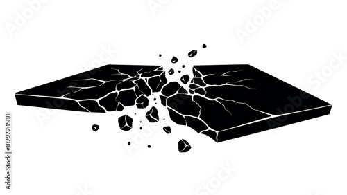 Global communication network with lightning bolts silhouette