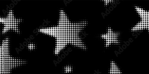 Grunge halftone black and white dots texture background. Spotted Abstract Texture
