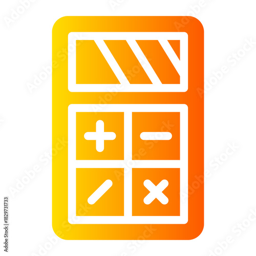 calculating gradient icon