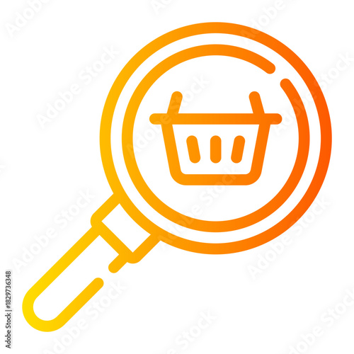 search gradient icon