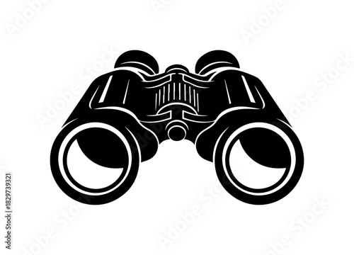 Find your focus with this detailed binoculars icon, perfect for adventure, security, or exploration projects, originally a scalable vector graphic