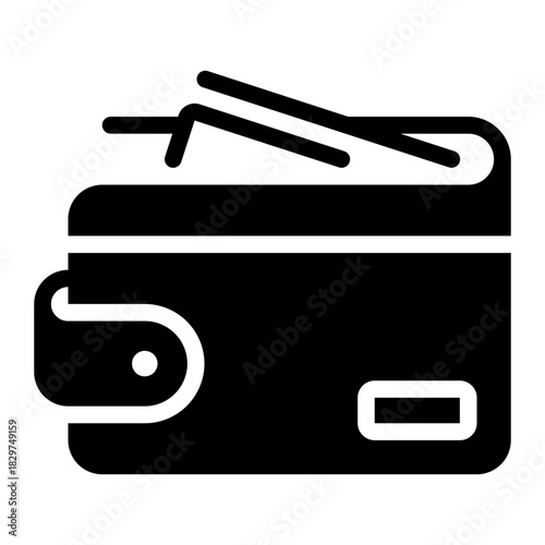 wallet glyph icon