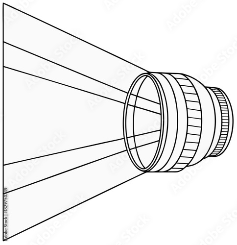 Lens angle of view