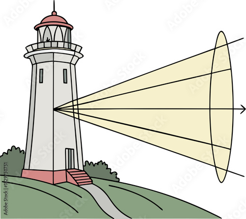 lighthouse on the island