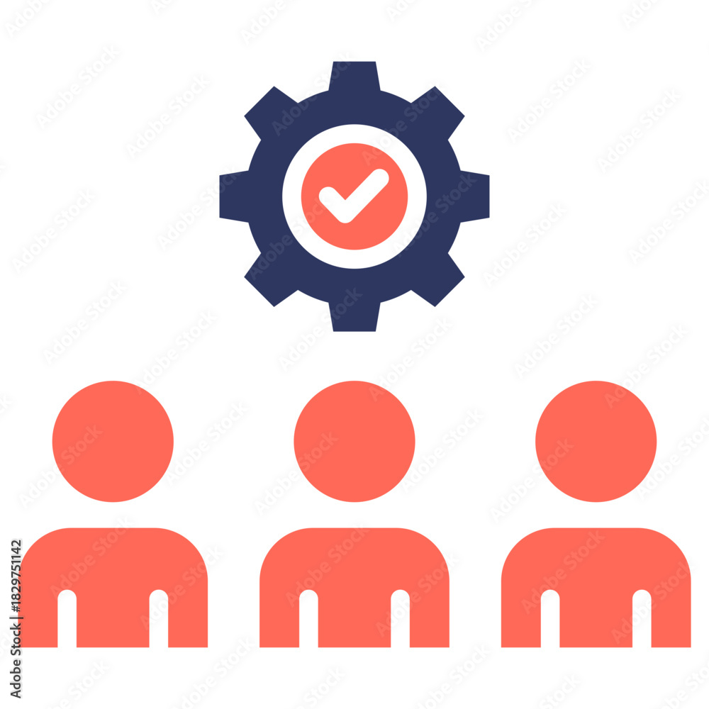 Obraz premium Teamwork Icon