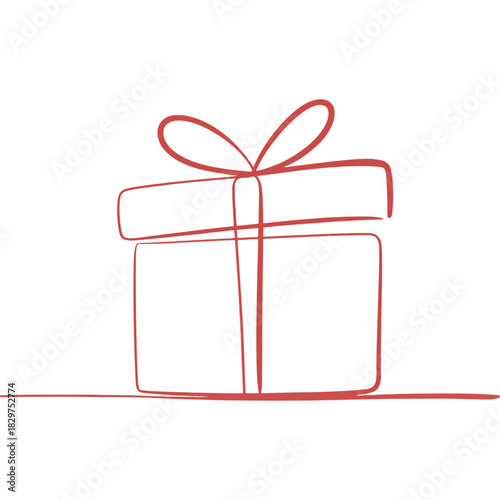 hanging present box frame decoration