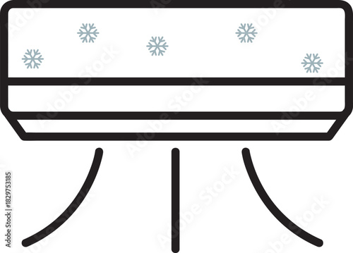 air conditioner icon. cooing icon vector