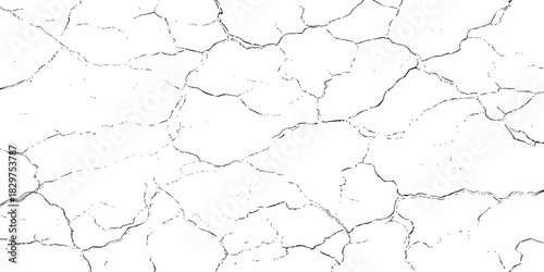 modern black and white scratch and cracks grunge texture dust and distressed wall pattern white background..

