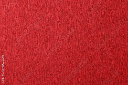 鮮やかな赤色の和紙の背景素材　Traditional Japanese Red Paper Texture (Seamless, Plain, Simple)