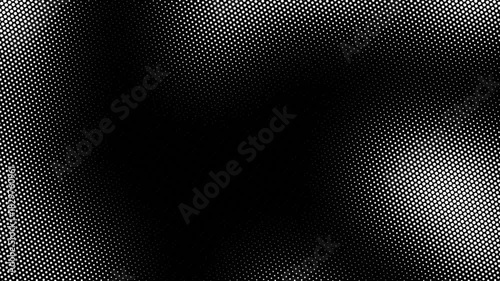 Abstract white and black gradient wave cartoon comic background animation with halftone dot texture