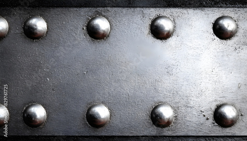Wallpaper Mural Close up of a metal surface with rivets. Suitable for industrial concepts Torontodigital.ca