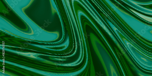 Green fluid art marbling paint textured background. Abstract creative fluid colors. Abstract liquid colorful texture for background, patterns. Abstract background liquid, Marble liquid wave .