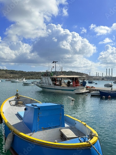 boats in the harbor