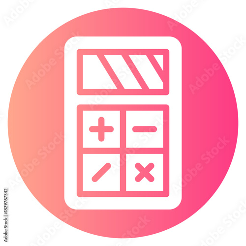 calculating gradient icon