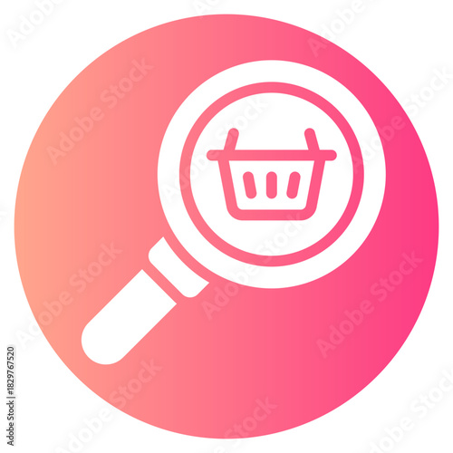 search gradient icon