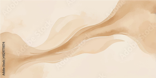 Abstract liquid golden wave vector design pattern illustration