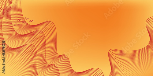 Abstract luminous sunset with a soft gradient background radiating warmth and tranquility, featuring a gentle orb symbolizing the sun setting below the horizon