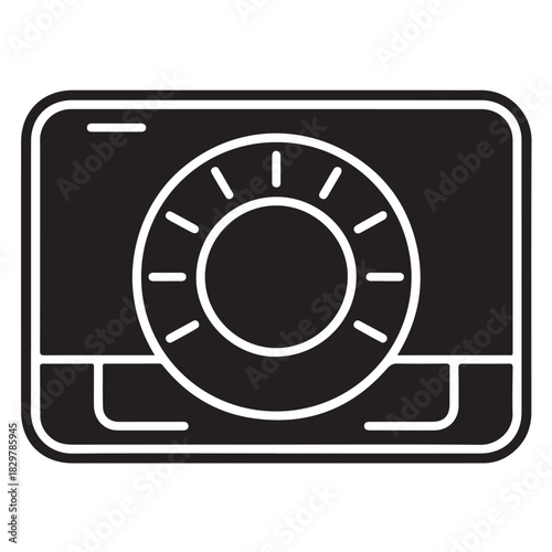 camera photography device lens gadget minimal icon design