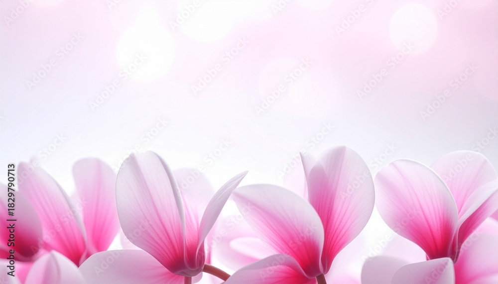 Obraz premium Cyclamen Flowers