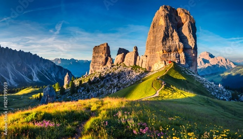 Cinque Torri Sunrise Glow