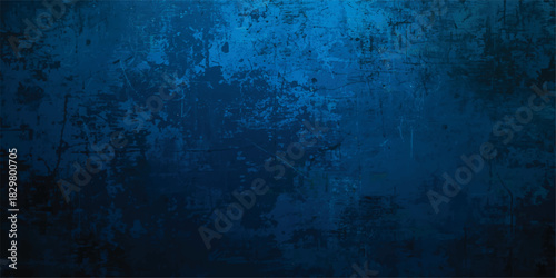 abstract grunge wall background. navy blue texture. blue wall background. navy blue wall background.or navy blue grunge texture with grainy stains, Blue grunge with smoky stains and marble.
