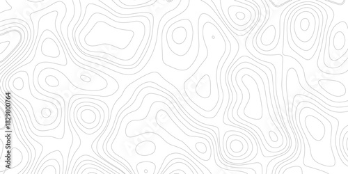 PrintTopographic map background geographic line map with elevation assignments. Modern design with White background with topographic wavy pattern design.paper texture Imitation of a geographical map s